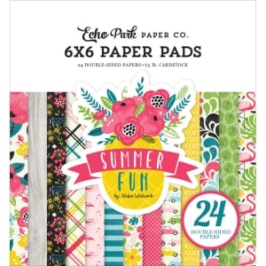EchoPark paper pad - Summer Fun (6by6 inch)
