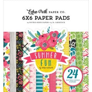 EchoPark paper pad - Summer Fun (6by6 inch)