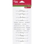 Hampton Art Clear Stamp - Holiday Sentiments