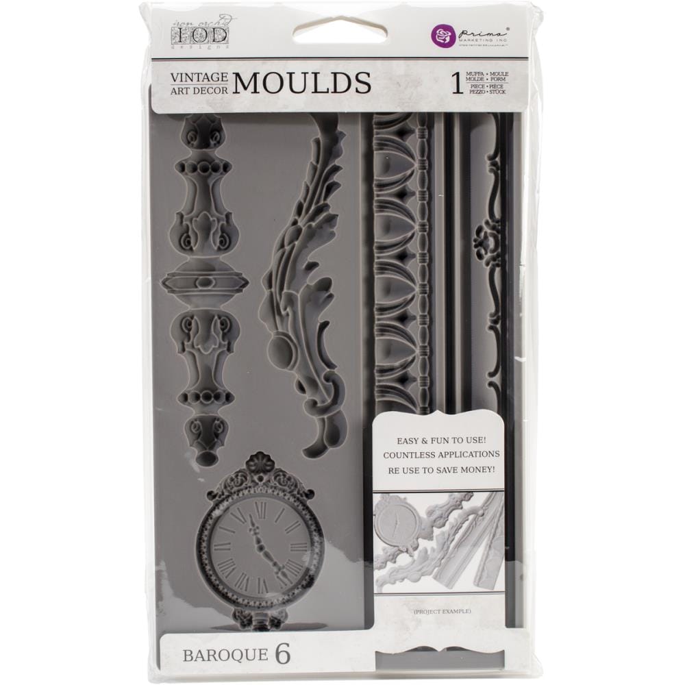 Iron Orchid Designs Vintage Art Decor Mould - Baroque 6