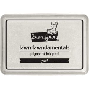 Lawn Fawn Pigment Ink Pad - Yeti - White