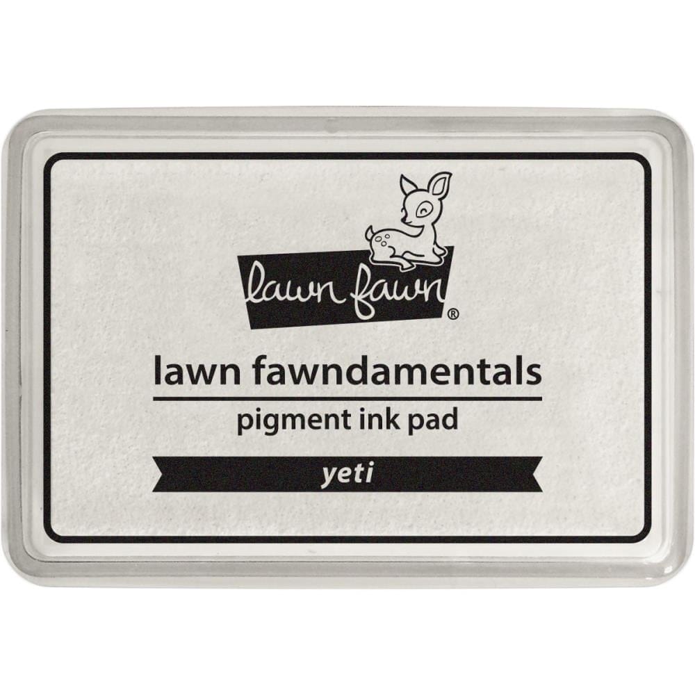 Lawn Fawn Pigment Ink Pad - Yeti - White lawnfawn pigment ink pad yeti Lawn Fawn Pigment Ink Pad - Yeti - White