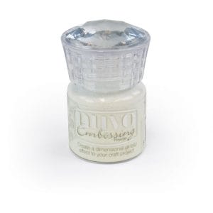 Nuvo Embossing Powder - Glacier White (0.74 oz)