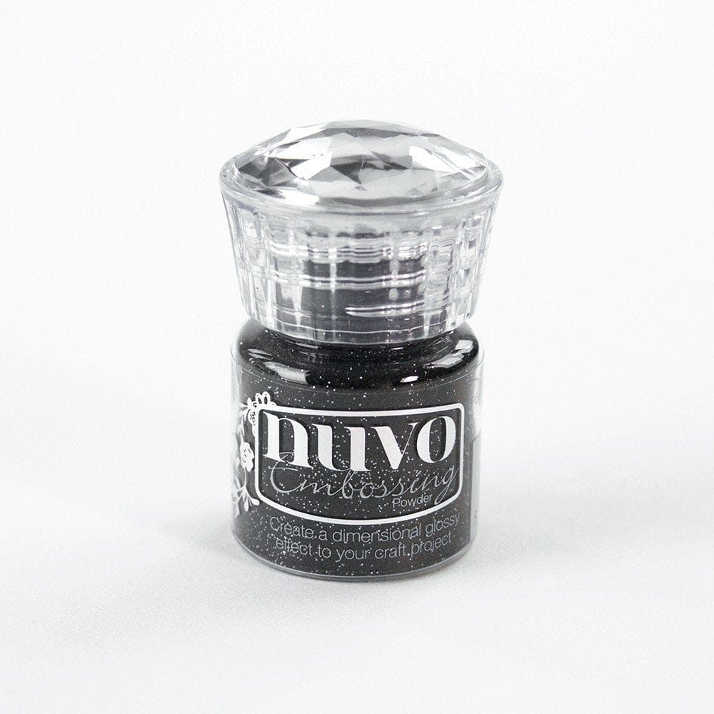 Nuvo Embossing Powder - Glitter Noir (0.74 oz) nuvo embossing powder glitter noir Nuvo Embossing Powder - Glitter Noir (0.74 oz)