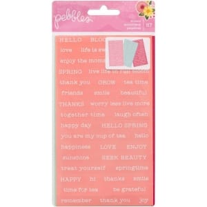 Pebbles - Word Stickers