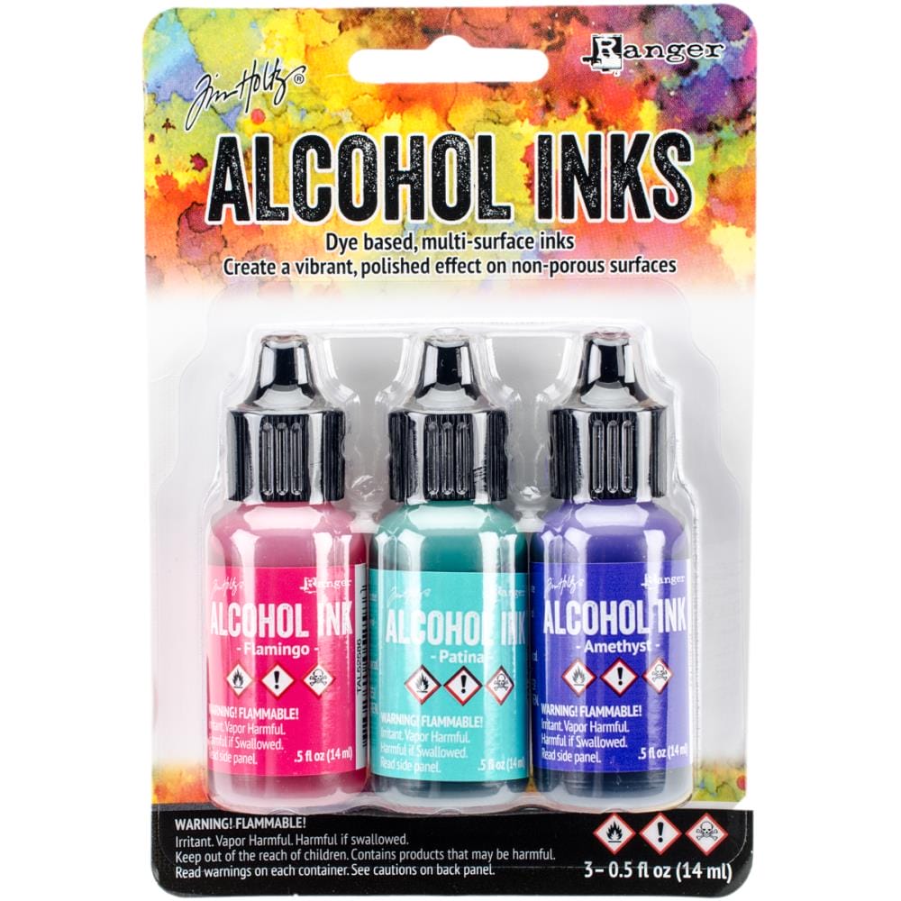 Tim Holtz Earth Tones Alcohol Inks - Beach Deco (Pack of 3) ranger alcohol inks beach deco 1 Tim Holtz Earth Tones Alcohol Inks - Beach Deco (Pack of 3)
