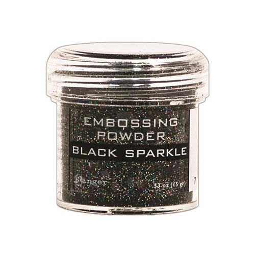 Ranger Embossing Powder - Black sparkle ranger embossing powder black sparkle Ranger Embossing Powder - Black sparkle