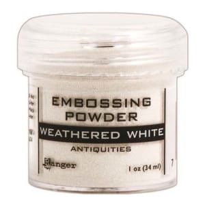 Ranger Antiquities Embossing Powder - Weathered White