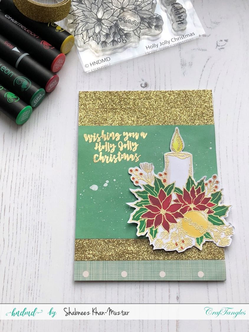 CrafTangles Photopolymer Stamps - Holly Jolly Christmas shabneez holly jolly 1 shabneez_holly-jolly_1
