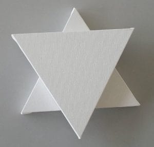 Stretched Canvas - 12" X 12" Triangle