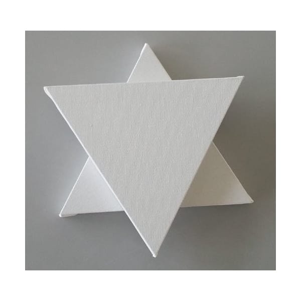 Stretched Canvas - 12" X 12" Triangle