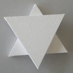 Stretched Canvas  - 12" X 12" Triangle