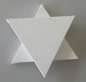 Stretched Canvas - 12" X 12" Triangle