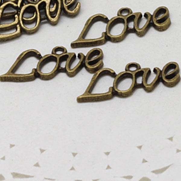 Love Metal Charms (5 pcs) CAMC 142 love metal charms Love Metal Charms (5 pcs)
