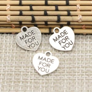 Made for You metal charms - pack of 10