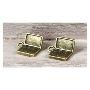 Laptop Metal Charms (Pack of 5 pcs)