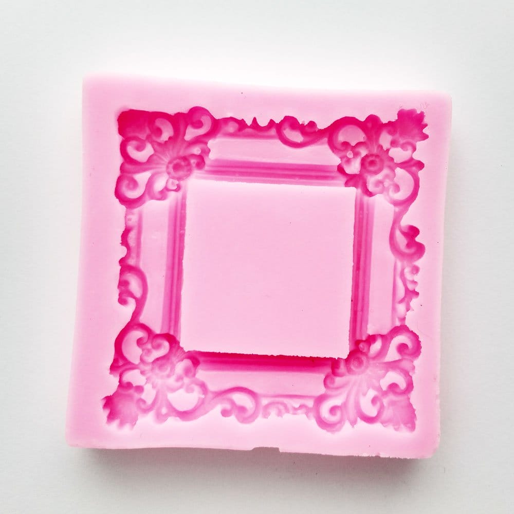 Square frame Silicone Clay Mould CAMOLD351 frame silicone mold Square frame Silicone Clay Mould