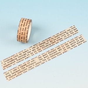 Washi Tape - Newspaper Print
