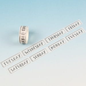 Washi Tape - Weeks