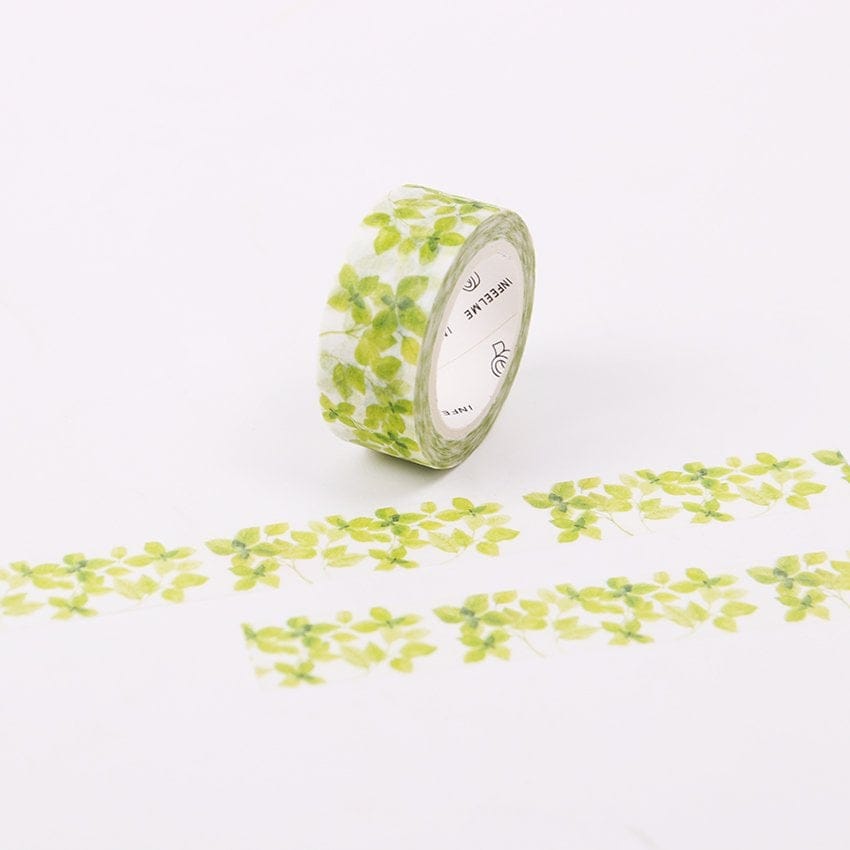 Washi Tape - Leaves (Green) CAWT 163 leaves washi tape Washi Tape - Leaves (Green)