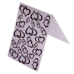 Embossing Folder - Intertwined Hearts (4"X6")