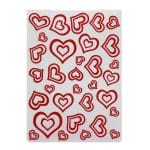 Embossing Folder - Layered Hearts (4"X6")