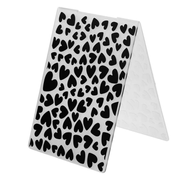 Embossing Folder - Hearts around (4"X6")