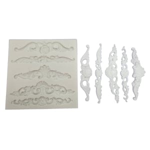 Multiple Flourishes Silicone Mould