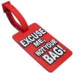 Silicone Luggage Tag - Excuse me not your bag