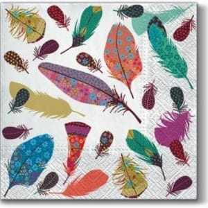 A pack of 13 by 13 inch Decpoupage Napkin Paper (SDL094900) - Set of 5 pcs