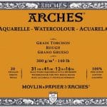 Arches Aquarelle Block 300 Gsm Rough - 20 Sheets (18 by 26 cm)