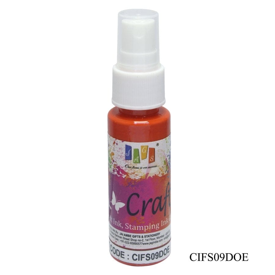 Craft Spray Ink - Dark Orange (30 ml) jags craft ink CIFS09DOE Craft Spray Ink - Dark Orange (30 ml)