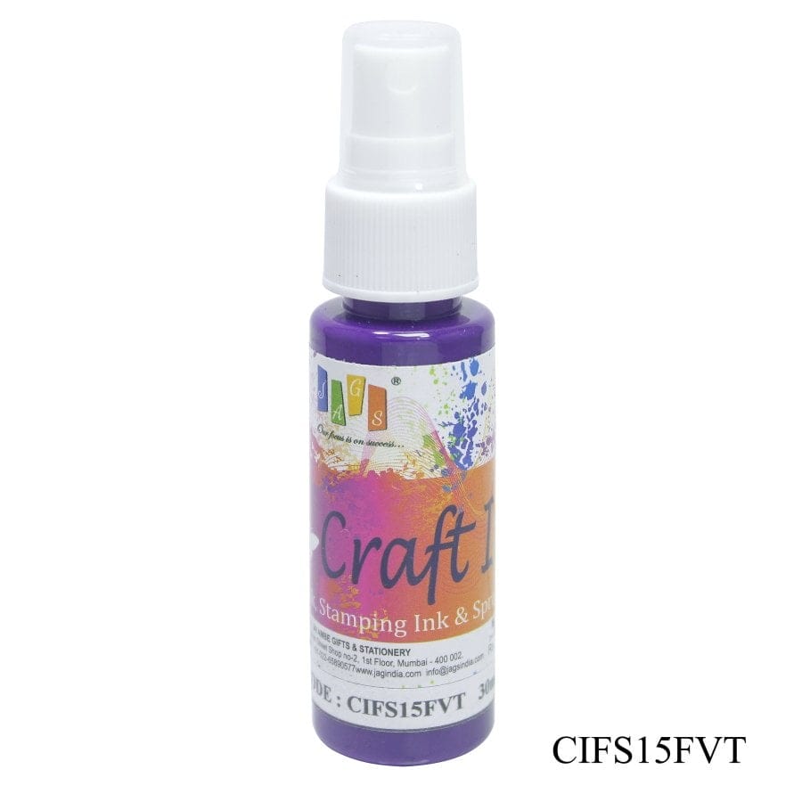 Craft Spray Ink - Fluorescent Violet (30 ml) jags craft ink CIFS15FVT Craft Spray Ink - Fluorescent Violet (30 ml)
