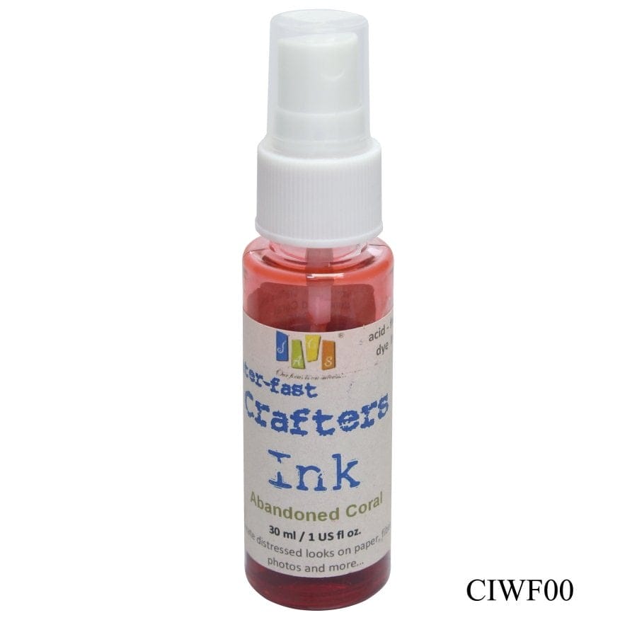 Jags Waterfast Crafters Ink - Abandoned Coral (30 ml)