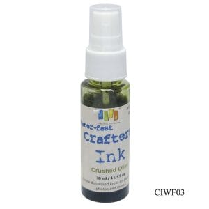 Jags Waterfast Crafters Ink - Crushed Olive (30 ml)