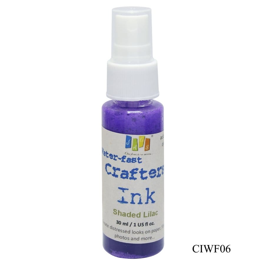 Jags Waterfast Crafters Ink - Shaded Lilac (30 ml) jags waterfast crafters ink CIWF06 Jags Waterfast Crafters Ink - Shaded Lilac (30 ml)