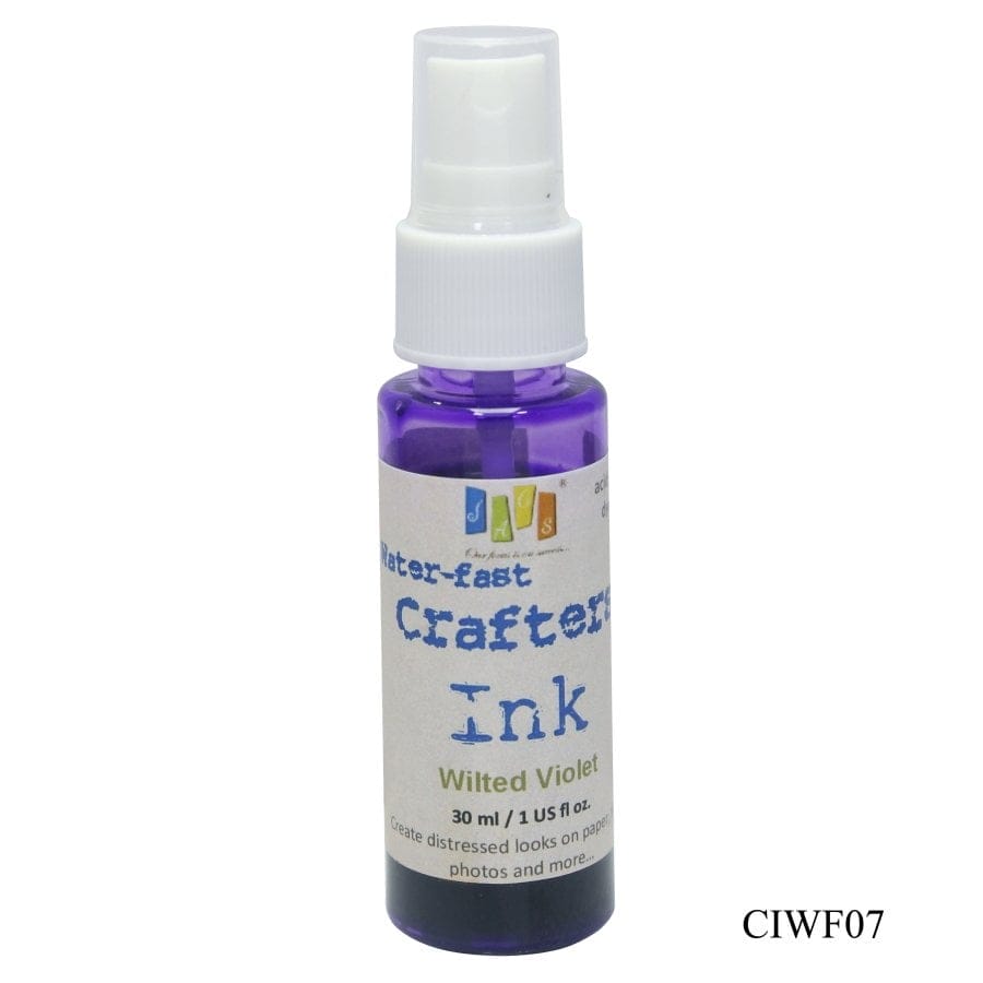 Jags Waterfast Crafters Ink - Wilted Violet (30 ml) jags waterfast crafters ink CIWF07 Jags Waterfast Crafters Ink - Wilted Violet (30 ml)