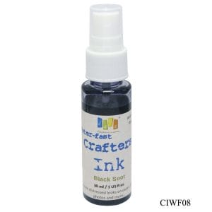Jags Waterfast Crafters Ink - Black Soot (30 ml)