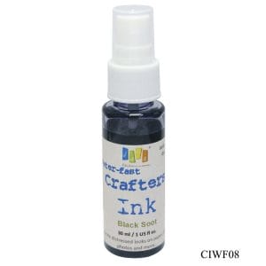 Jags Waterfast Crafters Ink - Black Soot (30 ml)