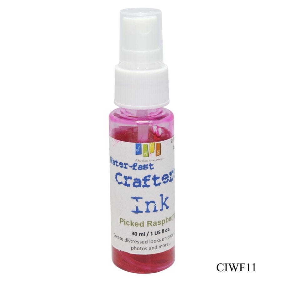 Jags Waterfast Crafters Ink - Picked Raspberry (30 ml) jags waterfast crafters ink CIWF11 Jags Waterfast Crafters Ink - Picked Raspberry (30 ml)