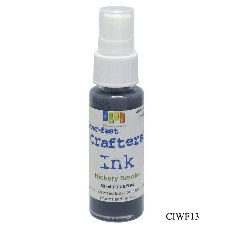 Jags Waterfast Crafters Ink - Hickory Smoke (30 ml) jags waterfast crafters ink CIWF13 Jags Waterfast Crafters Ink - Hickory Smoke (30 ml)