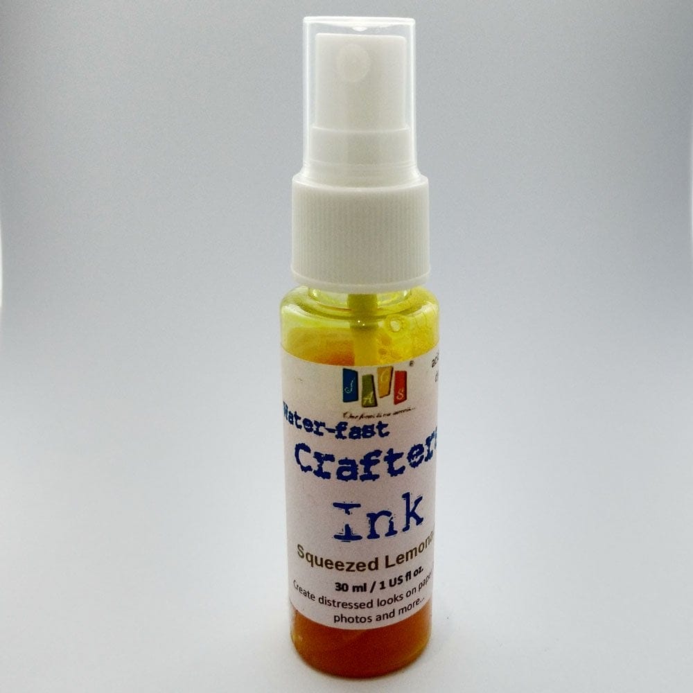 Jags Waterfast Crafters Ink - Squeezed Lemonade (30 ml) jags waterfast crafters ink CIWF19 Jags Waterfast Crafters Ink - Squeezed Lemonade (30 ml)