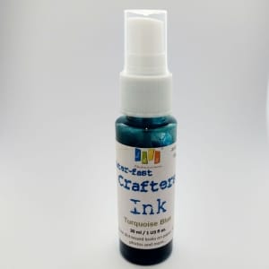 Jags Waterfast Crafters Ink - Turquoise Blue (30 ml)