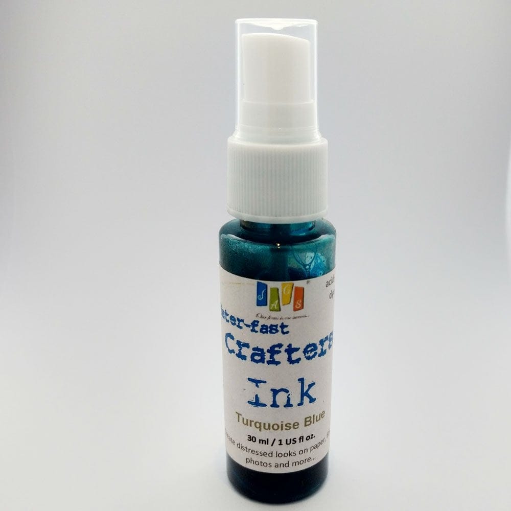 Jags Waterfast Crafters Ink - Turquoise Blue (30 ml) jags waterfast crafters ink CIWF21 Jags Waterfast Crafters Ink - Turquoise Blue (30 ml)
