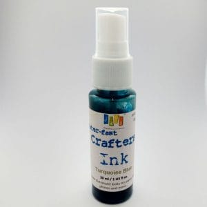 Jags Waterfast Crafters Ink - Turquoise Blue (30 ml)