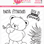 Mudra Craft Stamps - Bear Friends