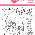 Mudra Craft Stamps - Dream big lil one