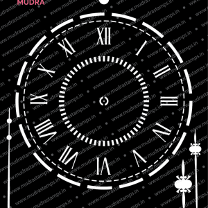 Mudra Stencils - Clock