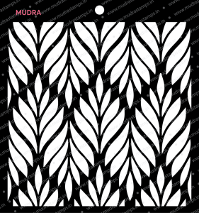 Mudra Stencils - Leafy Pattern