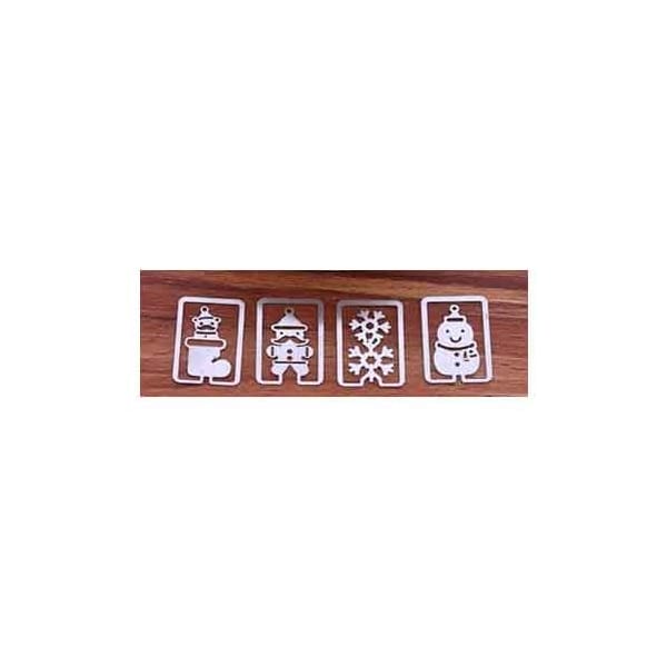 Metal Bookmarks - Christmas Spirit (4 ps)